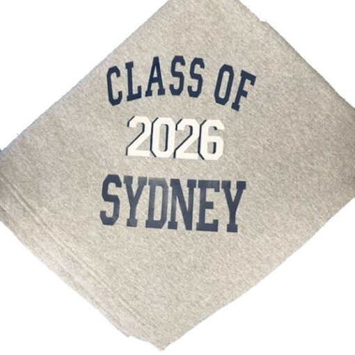 Class of 2026 Customized Gray Blanket