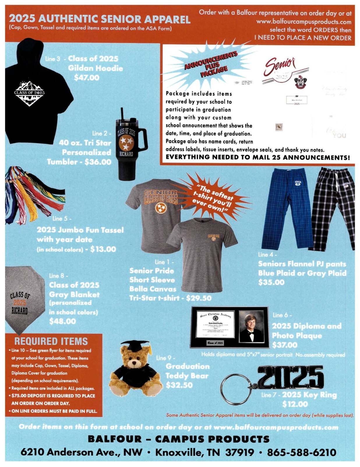 Balfour Campus Products Knoxville